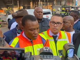 At least five injured in Braamfontein fire