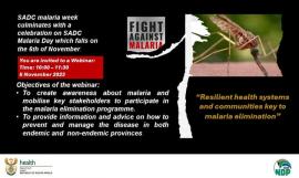 SA records over 7 400 malaria cases